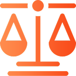 Justice scales icon